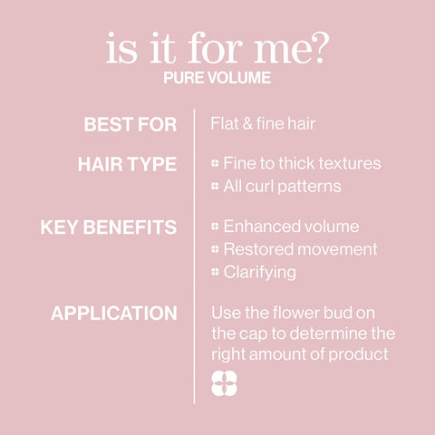 Pure Volume Lightweight Volumizing Hair Care Set